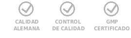Sellos de calidad GMP y fabricación de Erexiva España