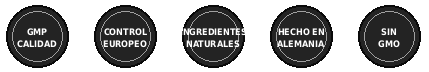 Sellos de confianza y pagos seguros para comprar Erexiva España